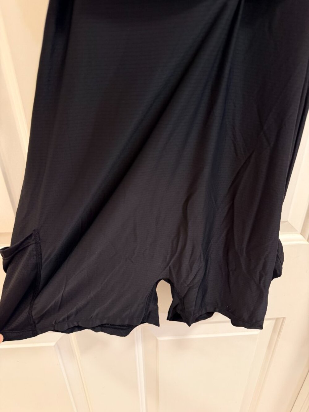 NWT QINSEN Black Zip Front Tennis Dress XL - Picture 7 of 11
